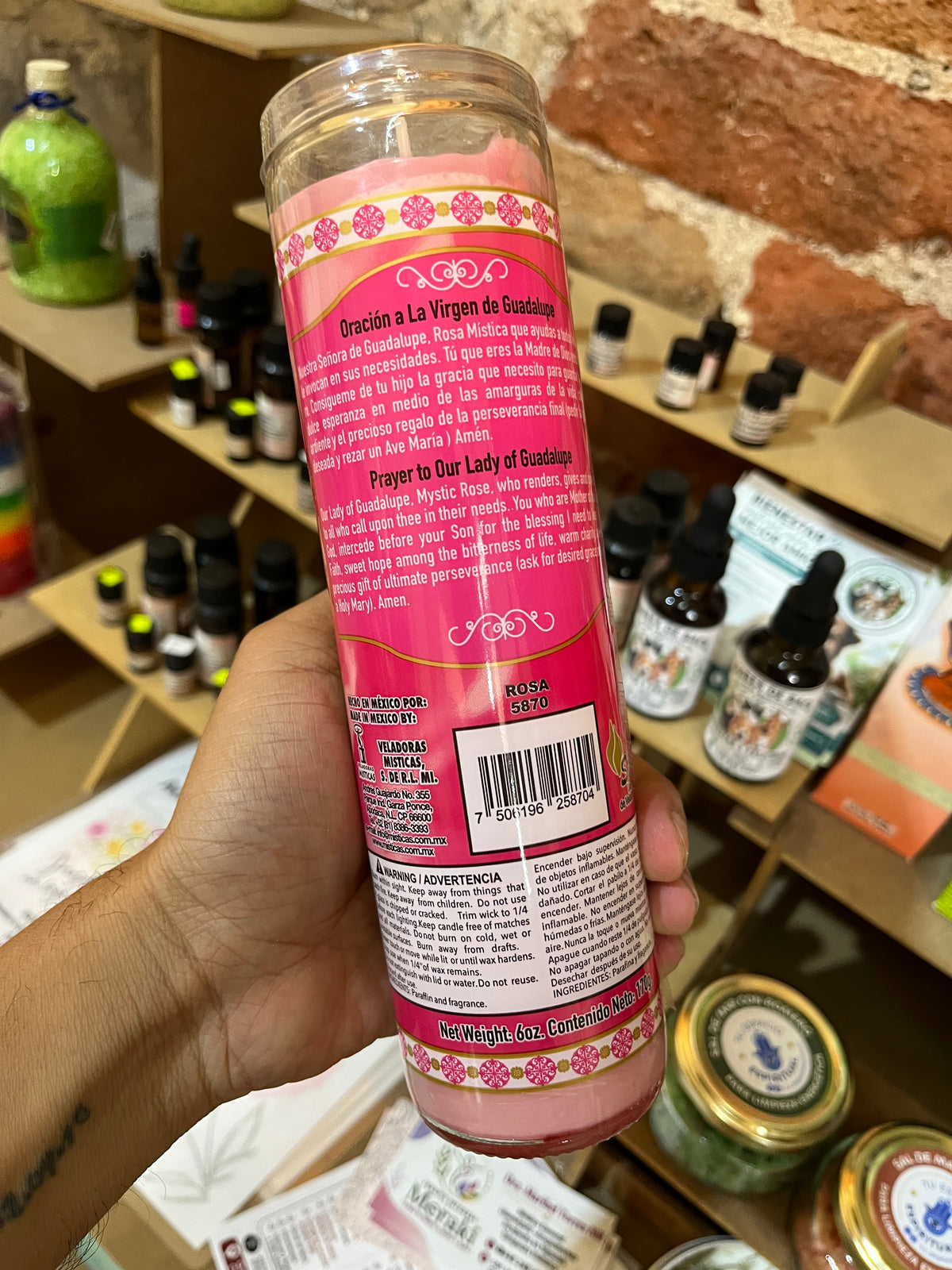 Vela de la Virgen de Guadalupe | Protección Maternal, Amor y Esperanza
