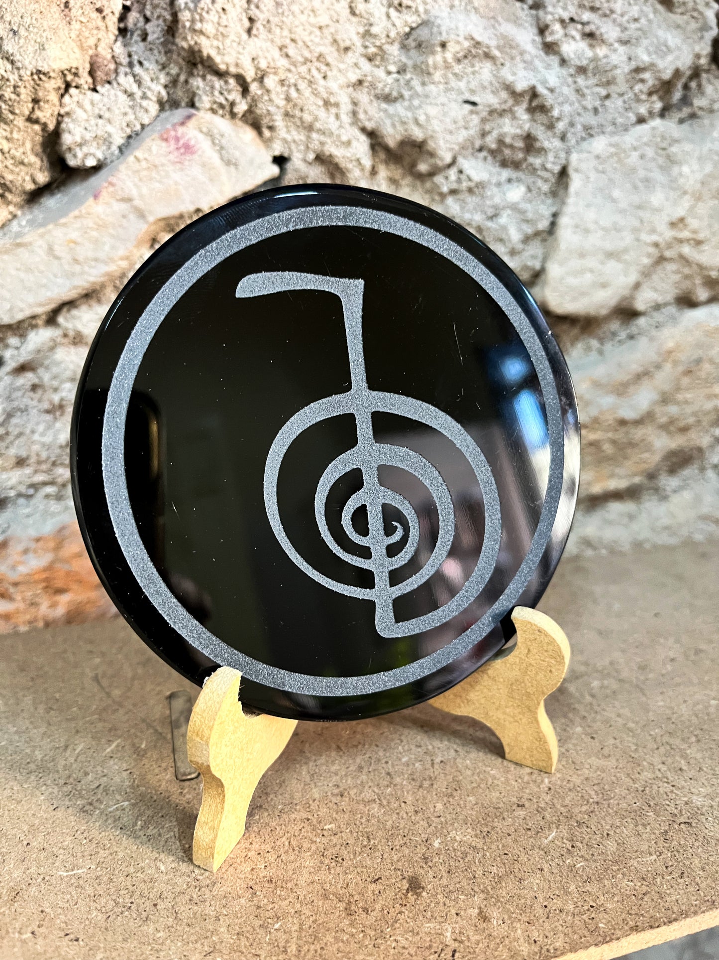 Espejo de obsidiana con Cho Ku Rei