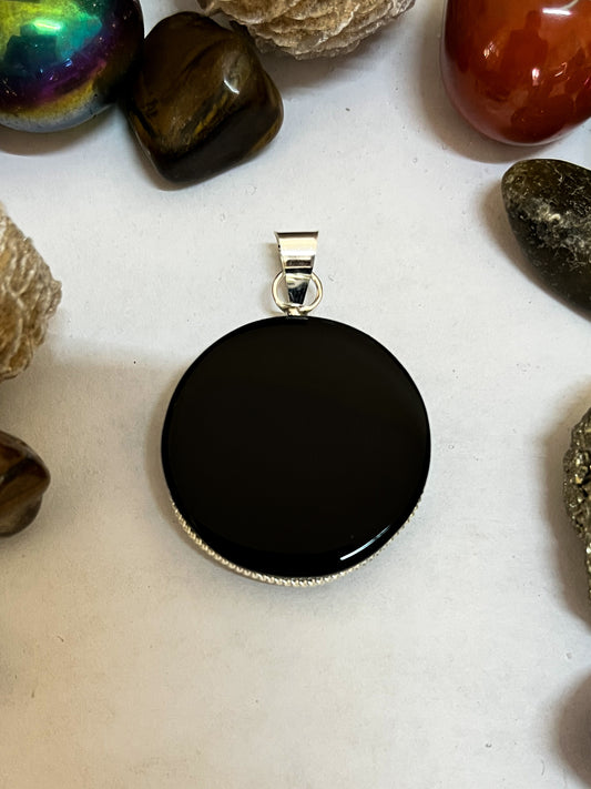 Dije Espejo de obsidiana chico