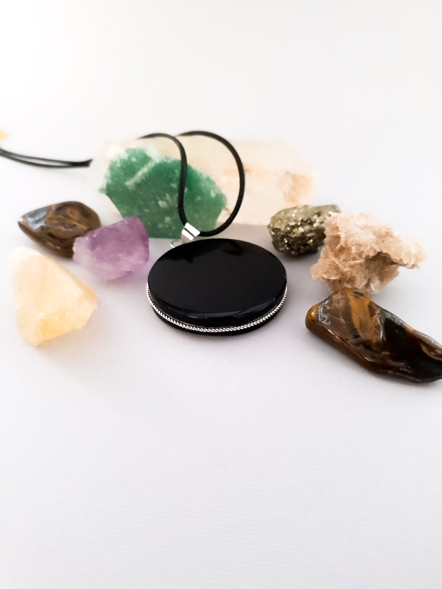 Dije Espejo de obsidiana chico