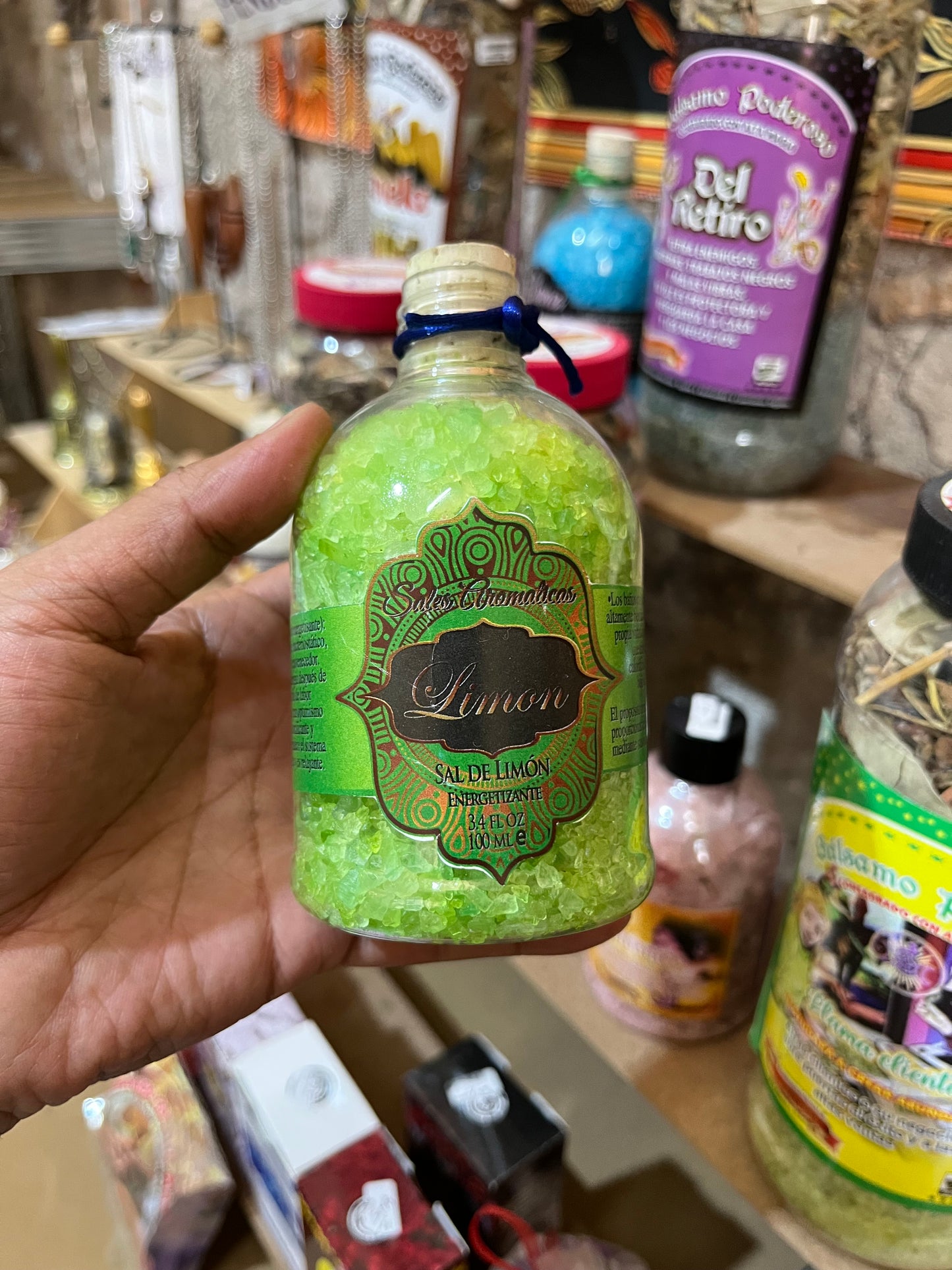Sales Aromáticas de Limón Energizantes y Purificadoras del Aura (100 ml)