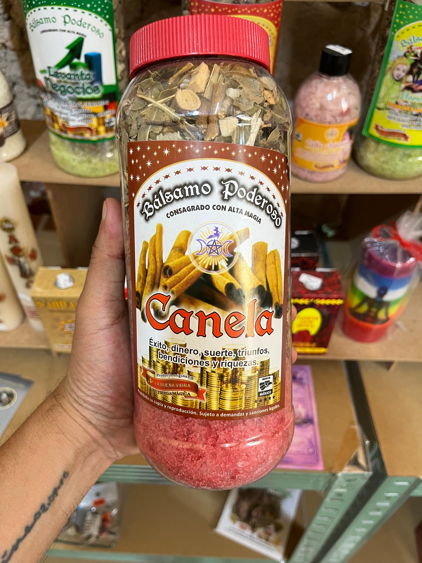 Bálsamo Poderoso de Canela. Consagrado con Alta Magia