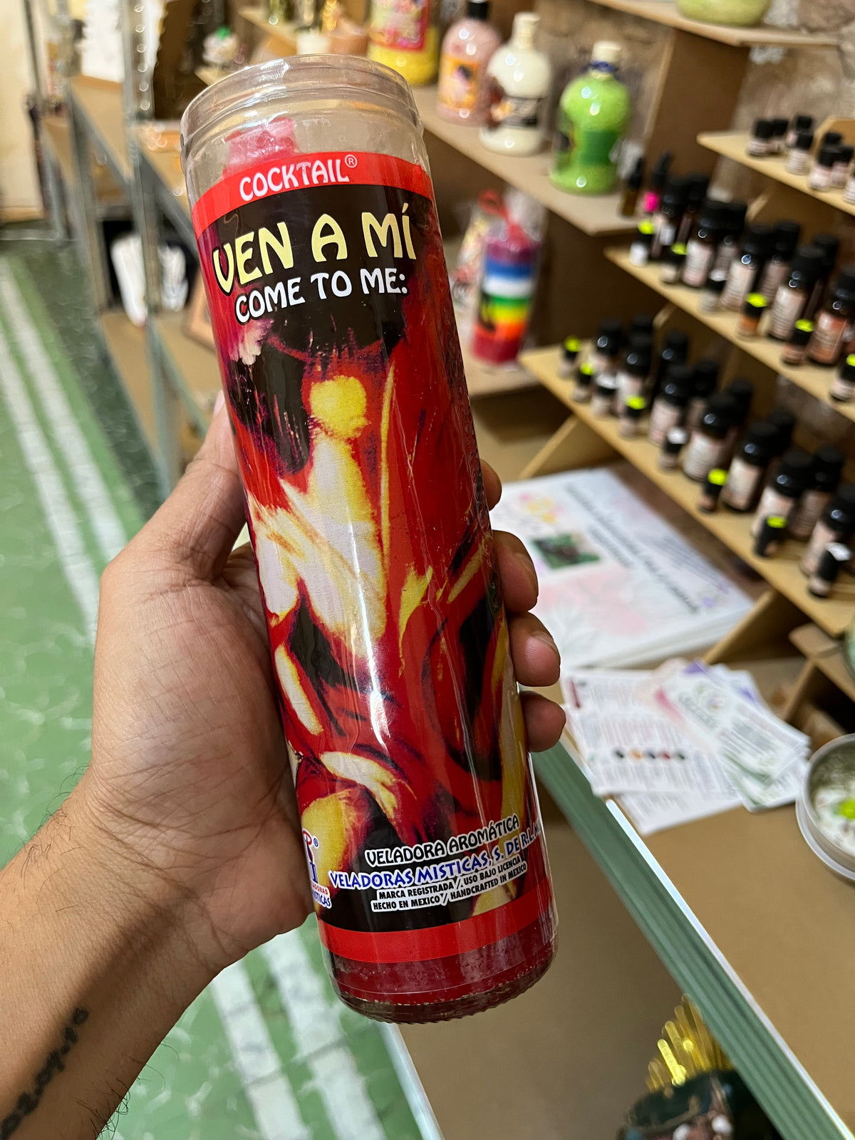 Vela Aromática Ven a Mí | Atrae Amor y Pasión Magnetizando tu Energía