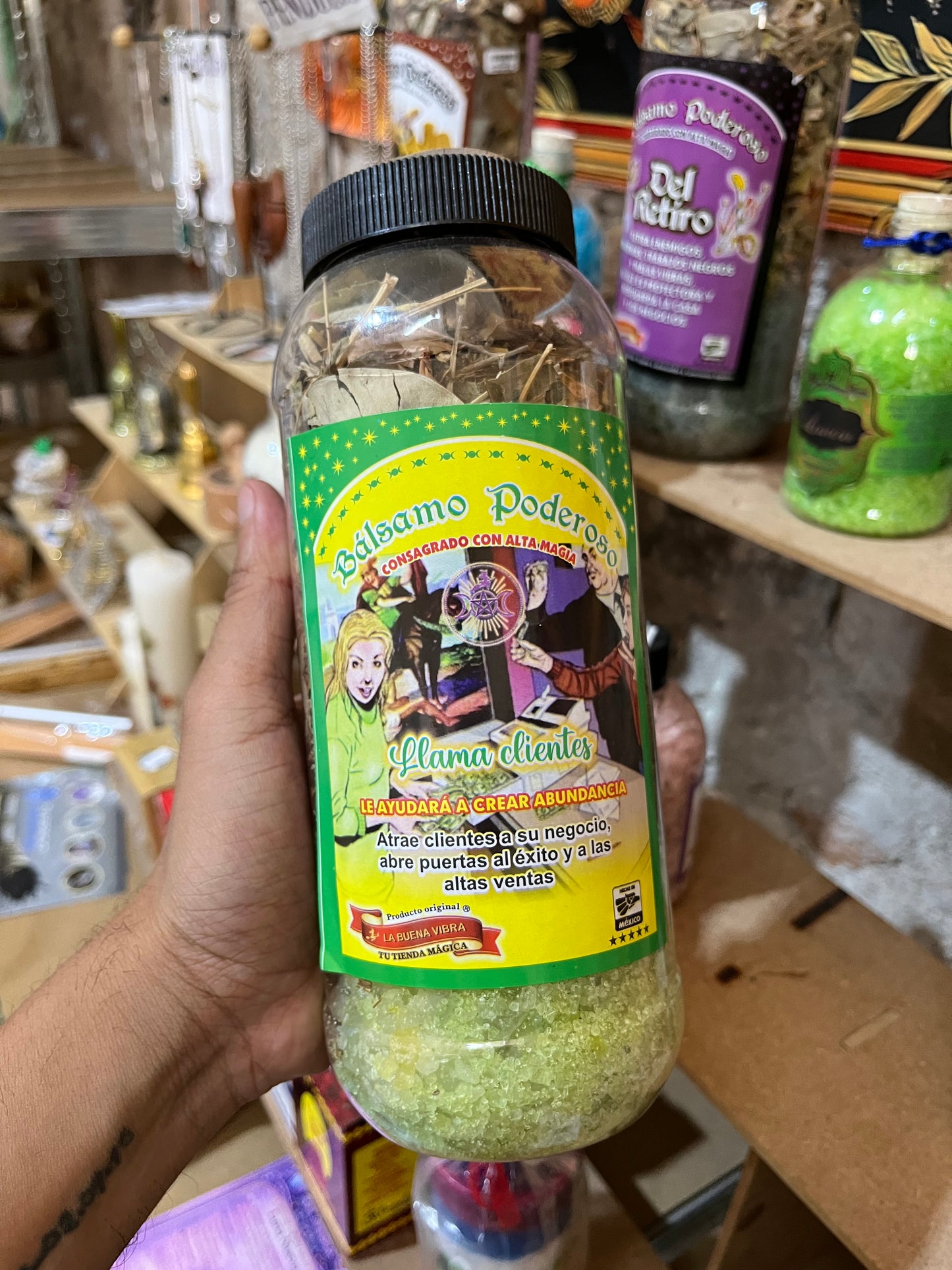 Bálsamo Poderoso "Llama Clientes" Consagrado con Alta Magia