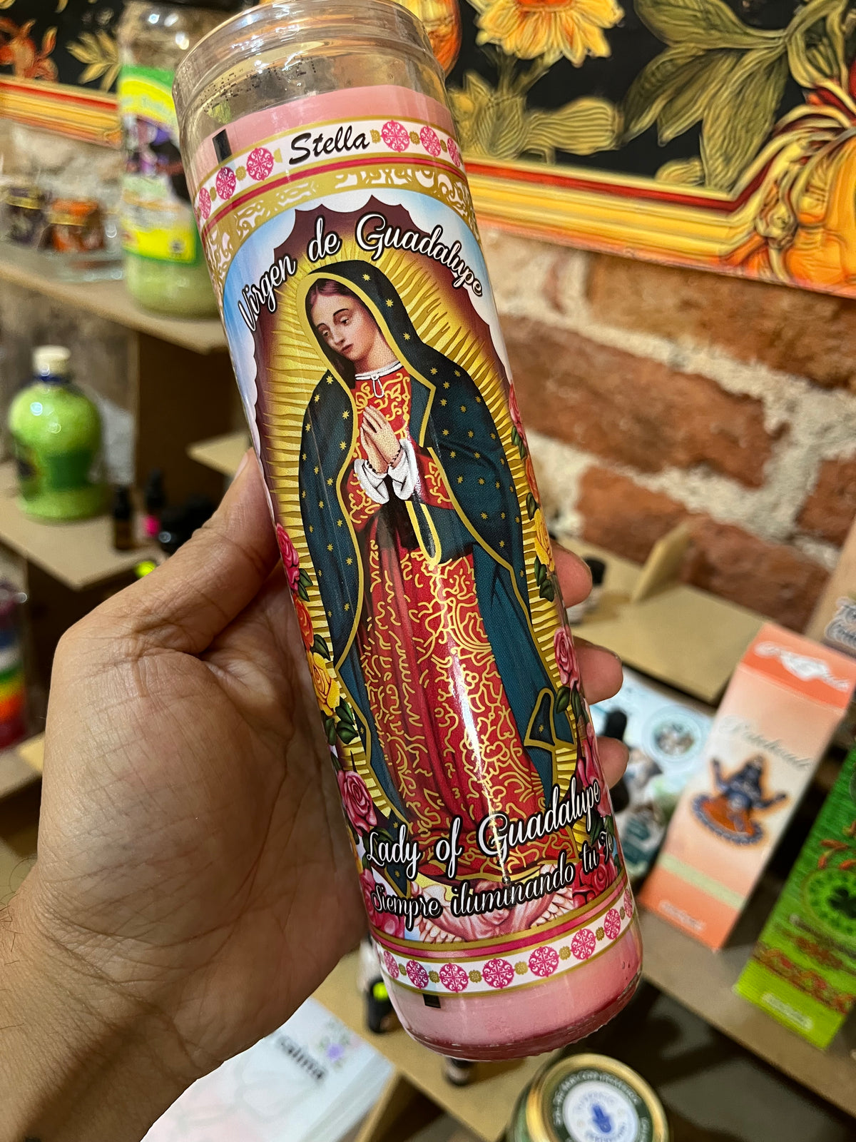 Vela de la Virgen de Guadalupe | Protección Maternal, Amor y Esperanza