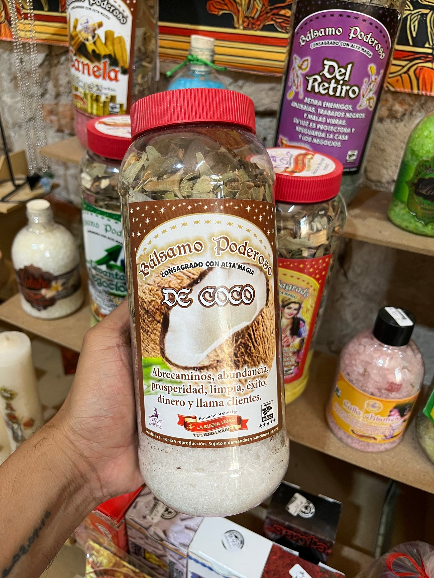 Bálsamo Poderoso "De Coco" Consagrado con Alta Magia