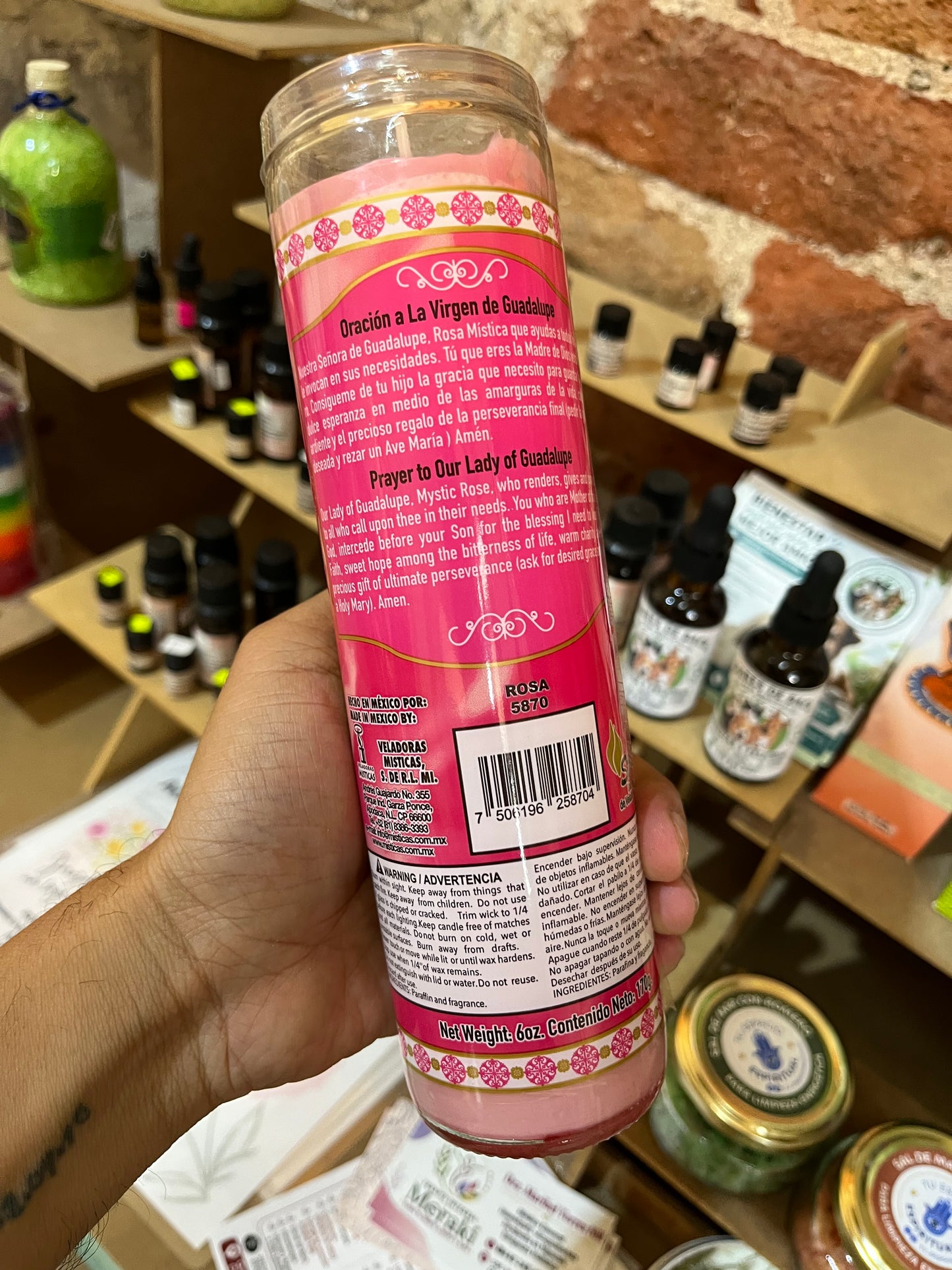 Vela de la Virgen de Guadalupe | Protección Maternal, Amor y Esperanza