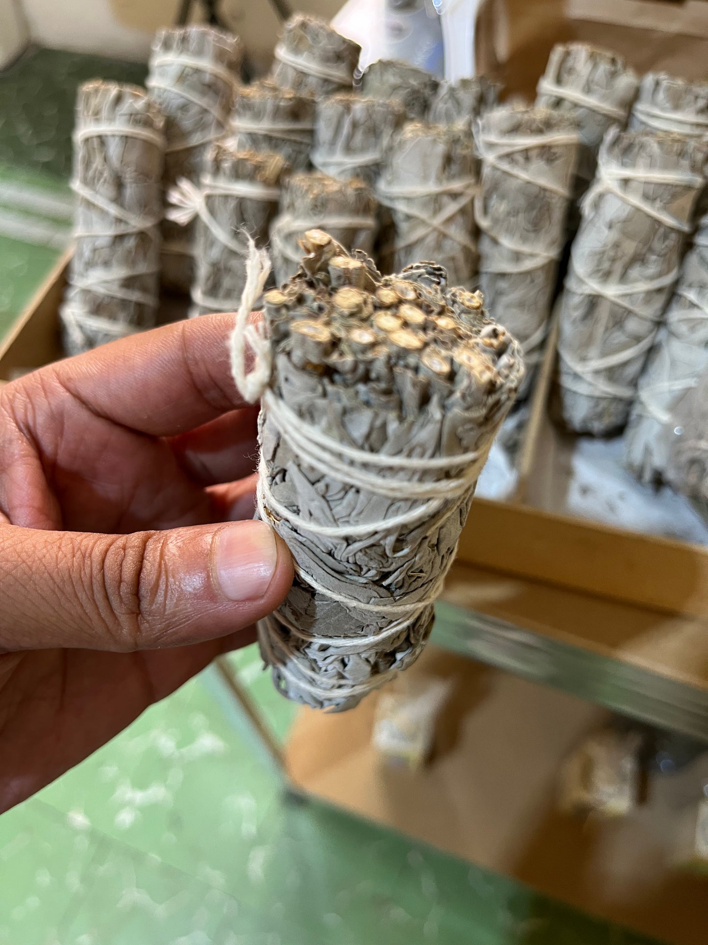 Atado de Salvia Blanca Sagrada para Limpieza y Purificación Energética